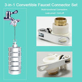 3-in-1 Convertible Suitable For 16-23mm Ordinary Washing hine Bathroom Faucet Connector Tool