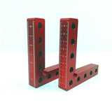 1Set Woodworking Right Angle Positioning Clamps Auxiliary Positioner Corner Clamping Tools Aluminium Alloy Corner Ruler