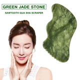 Natural Gua Sha Scraper Board Massage Jade Guasha Stone For Chin Neck Face Lifting Wrinkle Remover Spa Beauty Care Tool