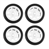 4Pcs 58mm Tires Wheel 12mm Hex with Sponge Insert for 1/10 1/12 RC Drift Car 3Racing Sakura M5 M04 M05