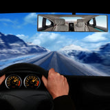 Large Vision Baby Wide Angle Convex Rearview Mirror Anti Glare Panoramic Auxiliary Monitor Car Accessories