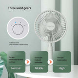 New Outdoor Camping 3500mAh Solar Rechargeable Wireless Portable Desktop USB Electric Fan 3 Speed Usb For Mobile Phone