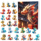 Gifts Including Adorable 2D Dragon Baby Dolls & Stunning Christmas PendantChristmas Countdown Calendar Featuring 24 Surprise