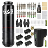 Wireless power arc hine full rechargeable battery tattoo pen set