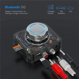VIKEFON Bluetooth 5.0 Audio Receiver 3D Stereo Sound Wireless Adapter SD TF Card RCA 3.5mm AUX Jack for For Car Kit Speaker