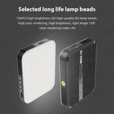 Pocket Magnetic LED Fill 2500K-9000K Video Conference Light for Computer Tablet Mobile Phone DSLR Camera