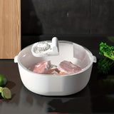 1pc 4-in-1 Fresh-Keeping and Thawing Machine for Kitchen - Dust-Proof and Convenient Ice Thawing Machine