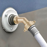 Garden Connector 3/4inch 45 Degree Solid Brass Fittings Hose Adapter for RV Freshwater Intake Outdoor Water Conntection