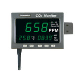 TENMARS TM-186 Large LED Screen CO2/Temp/RH Monitor