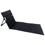 Portable Folding Seat Lightweight Camping Chair with Backrest Compact Beach Lounger for Outdoor Picnic Lawn Park