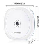 TD017 white one key touch button restaurant coffee shop wireless call