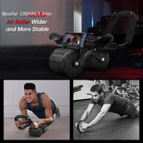 1pc Ab Roller, Automatic Rebound Abdominal Exercise Wheel With Elbow Support, Double Wheels Abdominal Muscle Trainer