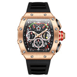 ONOLA Wristwatches Quartz Wrist Watch for Men Casual Sports Chronograph Dials Clock with Luminous Hands