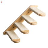 Wall Mounted Cat Hammock Durable Wall Cat Furniture Pet Kitten Wall Shelf Set For Cats Sleeping Playing Climbing Home Decor