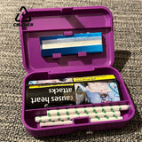 CRUSHER Rolg Paper Tobacco Box Plastic 110mm*75mm Storage Dry Herb Spices Horn Tube Cigarette Case Smoking Pipe Accessories