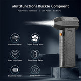 Air 130000rpm Handheld Mini Industrial Booster Violent Turbo Jet Fan Dust Blower Cleaning Tool Type-C