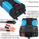 12V to 110/220V Panel System 18V 18W Solar Panel+30A Controller+4000W Modified Sine Wave Inverter Power Generation Kit