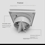 4/6 Inch High Speed Exhaust Fan Toilet Kitchen Bathroom Hanging Wall Window Ventilator Extractor with Remote Control