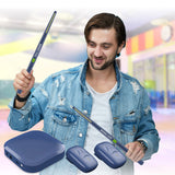 Set Portable Electronic Virtual Air Drum Drumstic Pedals Professional Gift for Adults Kids