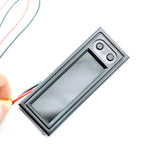 DC 5- 28V DIY Car Brighess Adjustment Temperature 2 Probes Voltage Monitor Meter LED Digital Clock Timer Green Blue Red