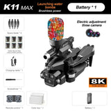 Drones 2024 New K11 Max Brushless Motor Mini Drone Professional 8K Three Camera Aerial Obstacle Avoidance RC Quadcopter Toys