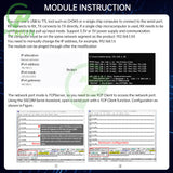 CH32V208 Serial Port to Ethernet Module TTL Network Transmission Development Board