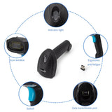 Portable U2 wired U2W 2D Wireless U2B Handheld Bluetooth QR Code Scanner 1D Barcode Reader for PDF417