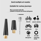 ESLNF Bicycle 100PSI Air Aluminum Alloy Portable Drop-proof Ultralight Hand MTB Mountain Bike Pump