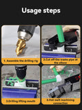 New hexagonal handle PPR lifting bit, water pipe woodworking reamer, chamferer, step drill 20/25/32mm, Hand Tool Wireless