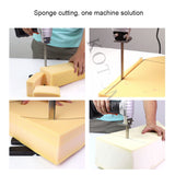 Electric hine Foam Rubber Cutting High-density Sponge Reciprocating Saw 30CM/20CM /15CM