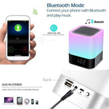 Portable Mini Pat Lamp Sound Low Bass BT Speaker Sound Box Bluetooth Colorful Speaker Small Hifi Card Insertion