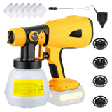 Cordless replacement for , RYOBI 20V Max Battery,Handheld Electric Paint Sprayer with 1000ML Container