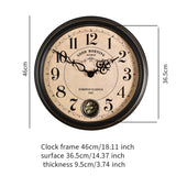 European Design Decorative Clock - For Bedroom & Home Shelf