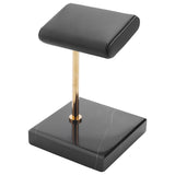 Marble Bracelet Display Black PU Leather Watch Placement Jewelry Stand