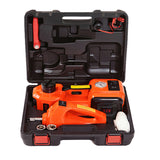 Electric Hydraulic Floor Jack 5T Lifting with Iator Pump LED Light for Car Truck Tire Repair Tool