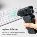 Small Portable Turbo Fan with Adjustable Speed - 110000RPM, 45M/S, Duct, Built-In Battery for Computer Keyboard Cleaner