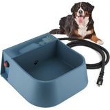 Heated Water Bowl for Dogs and Pets - Automatic Outdoor Heated Auto Waterer for Dogs, Cats, Chickens and Other Animals.