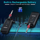 LEKATO 5.8GHz Wireless Guitar System Audio Digital Guitar Wireless Transmitter Receiver Audio System for Electric Guitar Bass