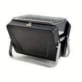 1pc Mini Charcoal Grill, Portable Backpack Stainless Steel BBQ Grill, Portable BBQ Grill, Enjoy Delicious Grilled Meals Anywhere