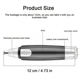 Male female electric painless professional nose and ear scissors, 1pc