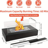 1pc Portable Tabletop Fireplace - Perfect for Indoor and Outdoor Use, Adds Warmth and Ambiance to Any Space, Ideal for Patio, Balcony, Living Room, and Camping Gatherings