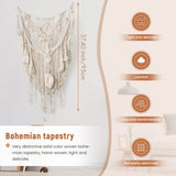 Nordic Bohemian rame Hanging Hand-Wovening Tassel Home Wall Decor Large Tapestry