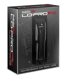 BaBylissPRO LoPROFX Collection Black Professional Hair Clipper Large Fader for Hair Salon