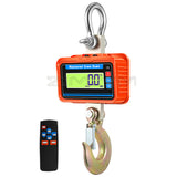 3000KG Electronic Hanging Scale Waterproof Crane Scales Remote Control Heavy Duty Alloy Steel Hook Weighing Tools 3T LCD Display