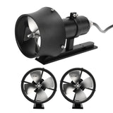 KYI-8ET- CW/CCW Underwater Thruster 6S 12‑24V 9kg Black Boat Underwater Propeller Thruster for Ship Submarine