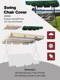 Playground Swing Chair Top Back-Garden Hammock Cover Waterproof&rainproof Sunshade Canopy Outdoor Tools