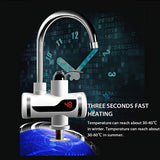 1pc Electric Faucet Instant Heating Electric Heating Water Heater Hot Water Faucet Kitchen Precious Water Hot And Cold Dual Use
