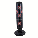 Inflatable Boxing Post, Fitness Exercise Boxing Sandbag For Karate, Taekwondo And Martial Arts, 160cm/62.99inch Boxing Post