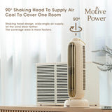 New Mini USB Rechargeable Tower Table Fan - 3600mAh Battery, Portable For Home, Study, Camping