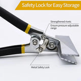 Sheet Metal Bending Pliers Hand Seamer Wide Jaw Straight 80mm/Elbow 80mm/Straight 150mm Tools for Welding Clamps